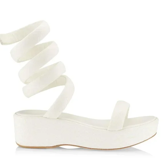 cult gaia gabi snake embossed sandals BRAND NEW - Picture 2 of 2